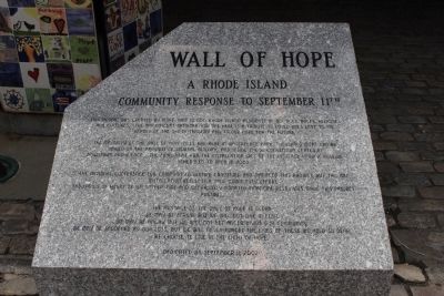 Wall of Hope Marker. Click for full size. Wall of Hope Marker image. Click for full size.