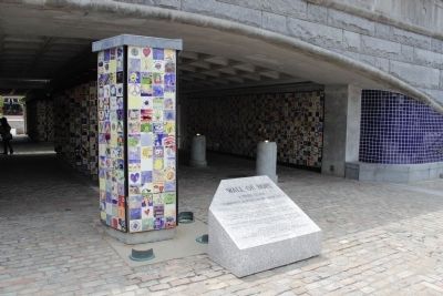 Wall of Hope Marker. Click for full size. Wall of Hope Marker image. Click for full size.