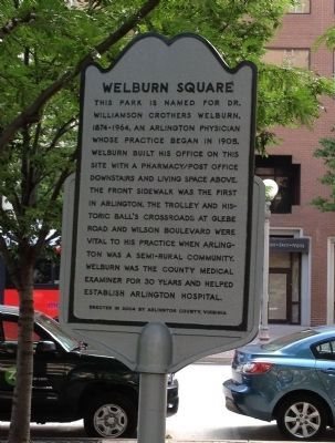 Welburn Square Marker image. Click for full size.