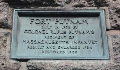 Fort Putnam Marker image. Click for full size.