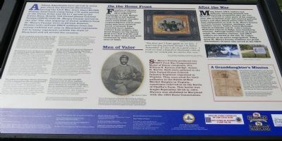 United States Colored Troops Civil War Memorial Monument Marker image. Click for full size.