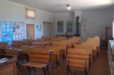 Plumas Countys First School House image. Click for full size.