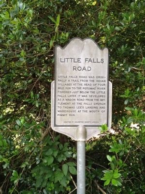 Little Falls Road Marker. Click for full size. Little Falls Road Marker image. Click for full size.