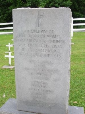 Richmond County War Memorial Marker image. Click for full size.