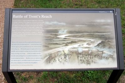 Battle of Trent's Reach Marker. Click for full size. Battle of Trent's Reach Marker image. Click for full size.