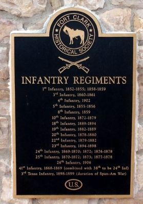 Infantry Regiments Plaque image. Click for full size.