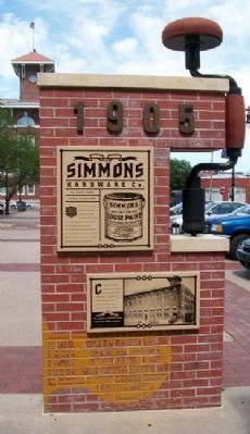 Simmons Hardware Company Marker image. Click for full size.