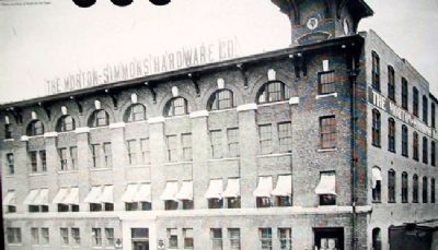 Photo of Simmons Hardware Company on Marker image. Click for full size.