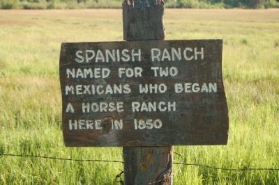 Spanish Ranch Marker image. Click for full size.