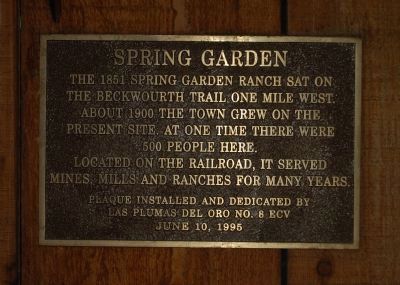 Spring Garden Marker image. Click for full size.