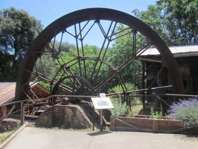 The Water Wheel and Marker image. Click for full size.