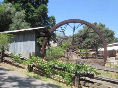 Rear View of the Water Wheel image. Click for full size.