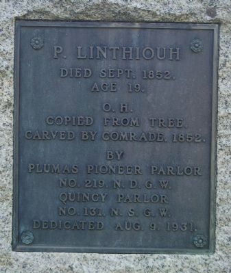 P. Linthiouh Marker image. Click for full size.