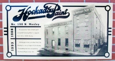 Hockaday Paint Company Marker image. Click for full size.