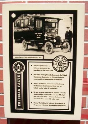 Coleman Company Facts Marker image. Click for full size.
