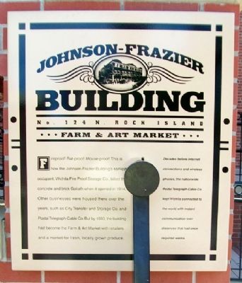 Johnson-Frazier Building Marker image. Click for full size.