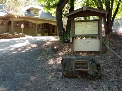 Folger Estate Stable, Marker and NRHP Plaque image. Click for full size.