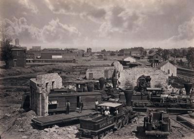Atlanta Roundhouse Ruins image. Click for full size.