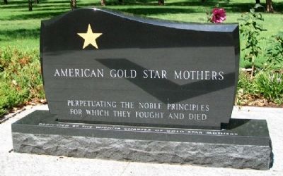 American Gold Star Mothers Memorial. Click for full size. American Gold Star Mothers Memorial image. Click for full size.