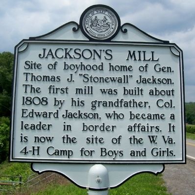Jackson's Mill Marker image. Click for full size.
