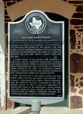 Old Rock Schoolhouse Marker. Click for full size. Old Rock Schoolhouse Marker image. Click for full size.