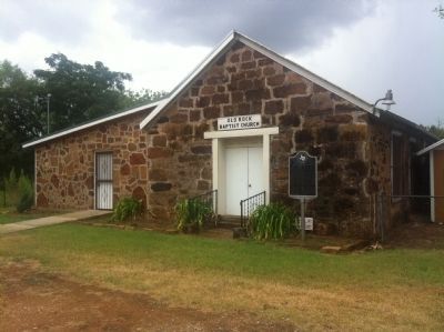 Old Rock Baptist Church Marker image. Click for full size.