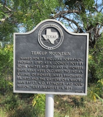 Teacup Mountain Marker. Click for full size. Teacup Mountain Marker image. Click for full size.