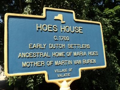 Hoes House Marker image. Click for full size.