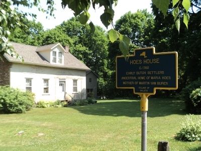 Hoes House Marker. Click for full size. Hoes House Marker image. Click for full size.