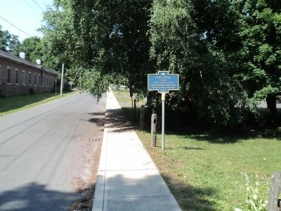 Marker on River Street. Click for full size. Marker on River Street image. Click for full size.