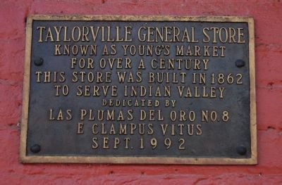 Taylorville General Store Marker. Click for full size. Taylorville General Store Marker image. Click for full size.