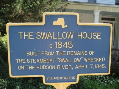 The Swallow House Marker image. Click for full size.