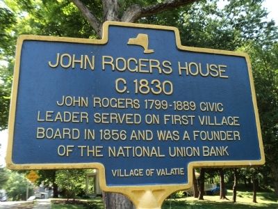 John Rogers House Marker image. Click for full size.