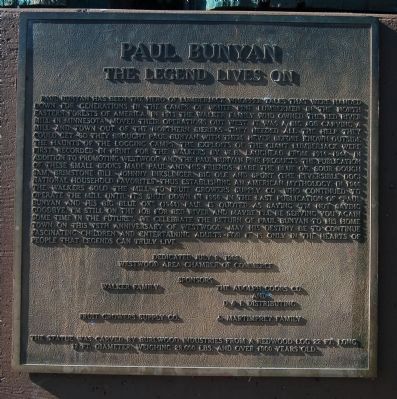 Paul Bunyan Marker image. Click for full size.