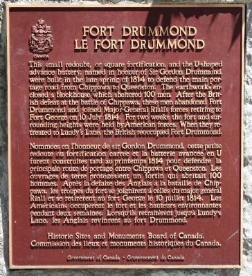 Fort Drummond Marker image. Click for full size.