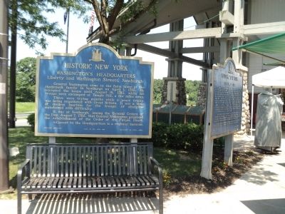 Washington’s Headquarters Marker. Click for full size. Washington’s Headquarters Marker image. Click for full size.