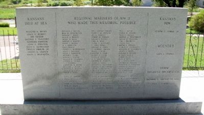 USMM Veterans of World War II Memorial (Side B) image. Click for full size.
