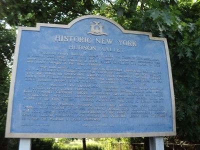 Hudson Valley Marker image. Click for full size.