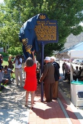 Union Local 471 American Federation of Musicians Marker. Click for full size. Union Local 471 American Federation of Musicians Marker image. Click for full size.
