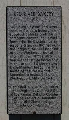 Red River Bakery Marker image. Click for full size.
