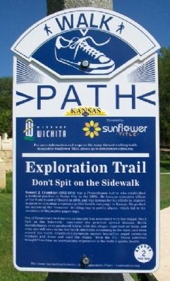 Don't Spit on the Sidewalk Marker image. Click for full size.