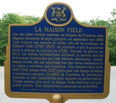 The Field House Marker image. Click for full size.