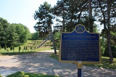 Battle of Stoney Creek 1813 Marker image. Click for full size.
