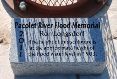 Pacolet River Flood Memorial - Panel One image. Click for full size.