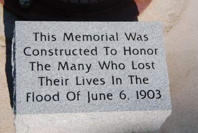 Pacolet River Flood Memorial -Panel Two image. Click for full size.
