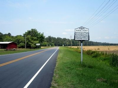 McBride Church Marker. Click for full size. McBride Church Marker image. Click for full size.