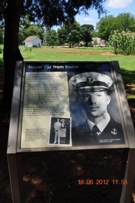 Never Far from Home Marker. Click for full size. Never Far from Home Marker image. Click for full size.