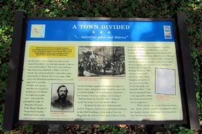 A Town Divided CWT Marker. Click for full size. A Town Divided CWT Marker image. Click for full size.