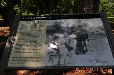 Always a Reckoning Marker. Click for full size. Always a Reckoning Marker image. Click for full size.