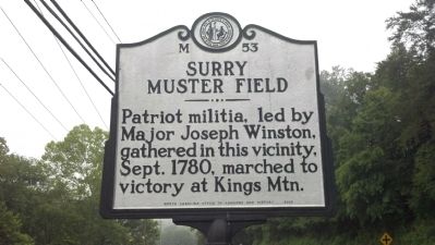 Surry Muster Field Marker image. Click for full size.